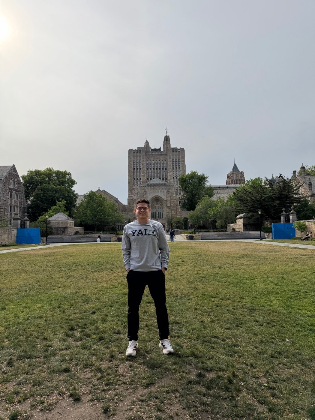 Igor Duarte em visita técnica à Yale University